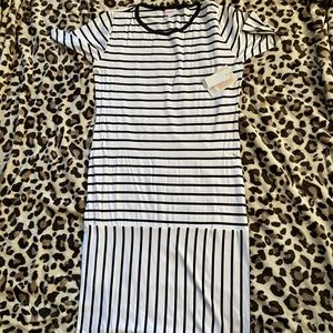 Black and white julia dress